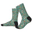 thumbnail image 2 of KLL Veterinary Clinics Print Cool Socks Men's Women's Crew Socks Funny Crazy Novelty Stockings, 2 of 7