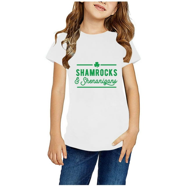 COM1950s Hauts Mignons pour Femmes, Hauts à Manches Courtes pour Femmes, Tout-Petits Garçons Filles Mignons Col Rond Imprimé Haut à Manches Courtes, Hauts à Manches Courtes pour Femmes, Cadeaux pour Filles Tout-Petits, Shorts pour Filles