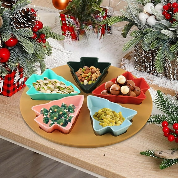 Novelty Shaped Serving Platter For Holiday Parties Featuring Festive Design for Fruits and Vegetables Serving
