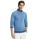 thumbnail image 1 of Jersey Tommy Hilfiger liso con cuello redondo para hombre, azul vaquero, XXL, 1 of 5