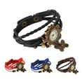 thumbnail image 3 of Womens Retro Faux Leather Bracelet Butterfly Decoration Quartz Wrist Watch, 3 of 10