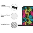 thumbnail image 5 of Oven Mitts and Pot Holders 4 Piece, Colorful Hawaiian Style High Heat Slip Resistant Oven Mitt and Trivets Set Kitchen Oven Glove Pot Holders for Cooking Baking Grilling, 5 of 7