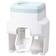 thumbnail image 1 of Dispensador automático de pasta de dientes con 2 ranuras para portacepillos de dientes Juego de expr Abanopi  Azul, 1 of 7