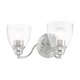 thumbnail image 2 of 15132-05 Livex Lighting Montgomery - 2 Light Bath Vanity In Transitional Style-7 Inches Tall and 13.5 Inches Wide-Polished Chrome Finish, 2 of 12