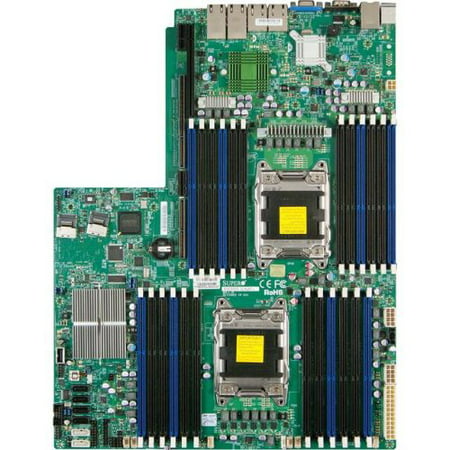 Supermicro X9drw-3tf+ Server Motherboard - Intel C606 Chipset - Socket R Lga-2011 - Bulk Pack - Proprietary Form Factor - 2 X Processor Support - 768 Gb Ddr3 Sdram Maximum Ram - Serial