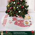 thumbnail image 6 of FMSHPON Valentine's Day Valentine's Day Cute Gnome Xmas Christmas Tree Skirt Stand Mat for Holiday Party Decoration Indoor Outdoor 48 inches, 6 of 6
