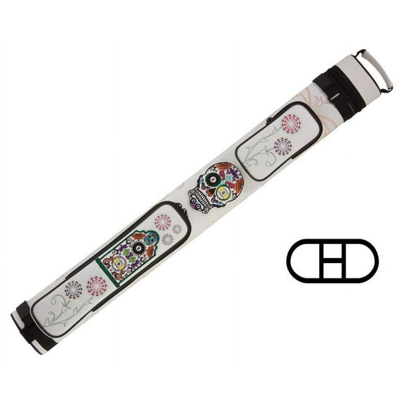 Action Calavera CALC22D 2x2 Stitch Hard Pool Cue Case Billiard Stick Bag Billiards Cues