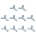 thumbnail image 1 of 10pcs Camping Tent Pole Tee Connector Canopy Pole Tees Fixed Joints I.D 16mm, 1 of 4