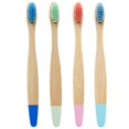 thumbnail image 2 of Organic Bamboo Toothbrush | Four Colours | Soft Fibre Bristles style 2, 2 of 5