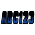 thumbnail image 2 of Hardline Boat Lettering Registration Kit 3 in. - 300 Blue/Black, 2 of 2