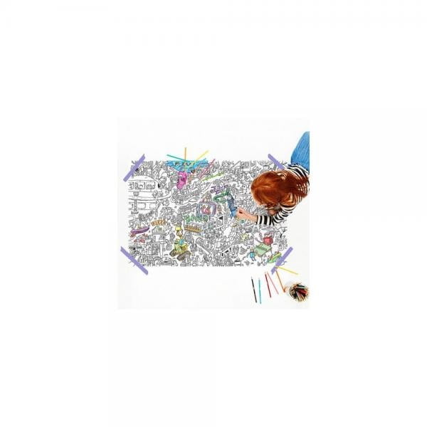 Pirasta Big Coloring Poster Spaced Out 7 Ounces 1 Unit A 1 Of Items