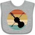 thumbnail image 3 of Inktastic Violin Music Retro Sunset Boys or Girls Baby Bib, 3 of 4