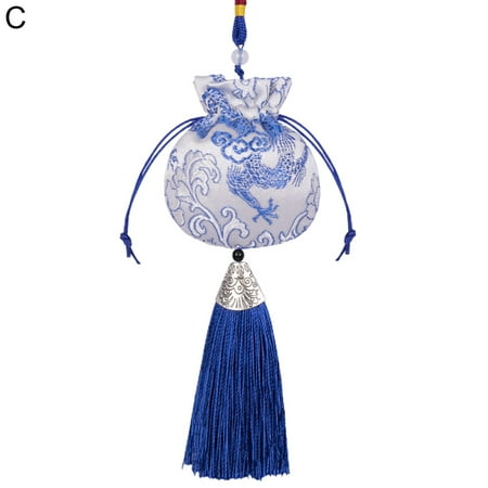 

Hadanceo Sachet Hanging Widget Lightweight Elegant Flower Pattern Sachet Pendant Decor Anti-wear Unique for Car Inner