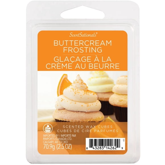 Cubes de cire parfumée ScentSationals - Glaçage à la crème au beurre