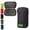 Black, variant on COR Surf Compact Toiletry Travel Bag Hanging, Premium Mens and Women Dopp Kit for Travel | Waterproof with 4 Separate Compartments and Waterproof Zippers (Black)