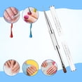 thumbnail image 4 of Cepillo de uñas JJUNW con punta francesa de doble punta, 2 unidades, color blanco, 4 of 7