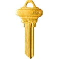 thumbnail image 2 of Brass Finish Key Blanks, Uncut Blank Keys, Pack Of 50 Keys, 2 of 5