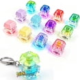 thumbnail image 1 of Llavero fidget de teclado PDVMWPJ con luz LED, juguete antiestrés, 1 of 6