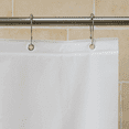 YISURE Heavy Duty White Shower Curtain for Clawfoot Tub, 180x70 Wrap
