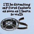 thumbnail image 2 of CafePress - Future Movie Director Infant Bodysuit - Baby Light Bodysuit, Size Newborn - 24 Months, 2 of 4