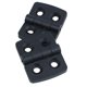 thumbnail image 3 of 30Pcs Reforzado Negro Plastico Puerta Bisagras de 40mm x 30mm, 3 of 5