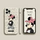 thumbnail image 1 of DISNEY 2023Minnie funda de silicona para IPhone 14 13Pro Xs Max iPhone 7 8 Plus 12 silicona líquida oficial 360 cubierta completa zz0524 Tan Jianjun unisex, 1 of 2