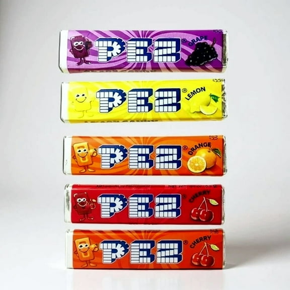 PEZ Candy Refills Assorted Fruit Flavors, 14 oz. Bulk Candy Bag, No Known Allergens
