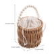 thumbnail image 2 of TEHAUX Cesta De Ratán Para Flores Con Asa De Decorativa Para Bodas Y Almacenamiento Práctico, 2 of 8