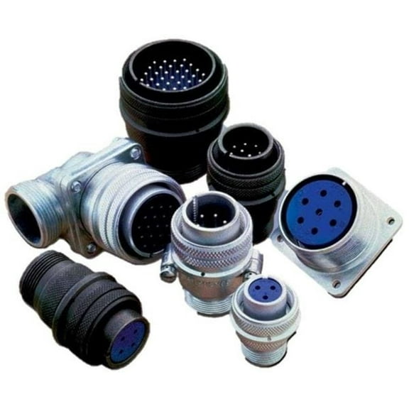 9732-7P Circular Connector Insert 35 Position Male Pins Solder Cup