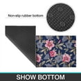 thumbnail image 6 of Pioneer Flower Floral Print Pattern Kitchen Rugs Sets Of 2,Anti Fatigue Kitchen Mat Rugs Non Slip Washable,Decorative Kitchen Floor Mats for Kitchen,Sink,Laundry,17"x30"+17"x47", 6 of 7