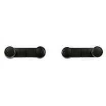 TRQ Black Door Window Crank Handle Set for 87-93 Mustang F150 F250 Pickup Truck DHA40770