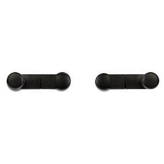 TRQ Black Door Window Crank Handle Set for 87-93 Mustang F150 F250 Pickup Truck DHA40770