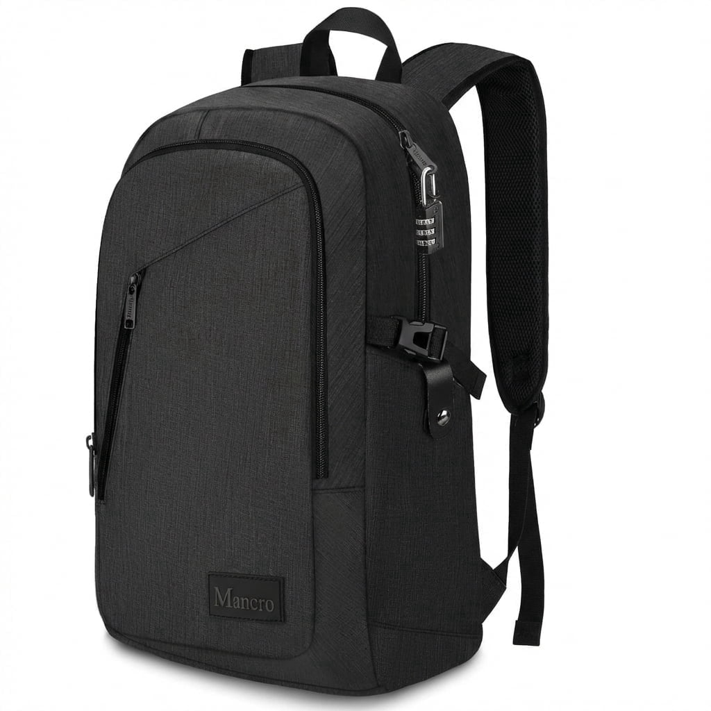 "19"" Travel Laptop Backpack, Anti-Theft, USB Port, Water Resistant, Fits  14-17 Inch Laptop" - Walmart.com