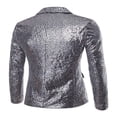 thumbnail image 2 of Men Sequins Nigth Clubs Wedding Party Tuxedo Cocktail Suit Jacket Coat, 2 of 6