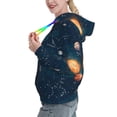 thumbnail image 2 of Haiem Solar System And Planets for Men's Fashion Hoodies & Sweatshirts with Kangaroo Pocket,Hooded Sweatshirt with Eye-catching Drawstrings-Large, 2 of 7