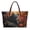 Bear Maple Leaf, variant on Bear Maple Leaf Print Top Handle Bag for Women Lightweight Tote Bag Casual Top Handle Satchel with Inner Pocket for Shopping Business