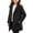 Black, variant on Girls Single Breasted Wool Blend Coat, Notch Lapel Mid Length Trench Coat Windbreaker Jackets with Pockets for Fall Winter Daily Wear White 4-5Years