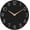 C_black, variant on Wall Clock, 16 Inch Wooden Battery Operated Wall Clocks Silent Non-Ticking, Decorative Black Clock for Living Room, Bedroom, Kitchen, Home, Office, School, Hotel