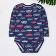 thumbnail image 2 of lnmuld Soft Long Sleeve Baby Bodysuits with Cute Prints for and Toddler Boys Comfortable Daily Romper Outfits Size:12-18 Months, 2 of 4