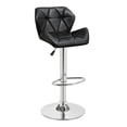 thumbnail image 1 of Bowery Hill Tabouret de Bar Réglable en Simili Cuir en Noir, 1 of 2