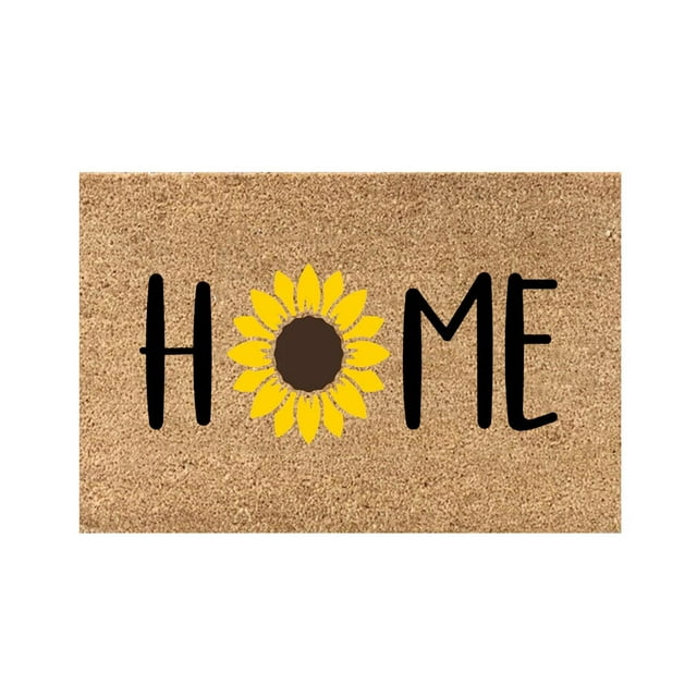 1PCS Summer Floor Mats Holiday Mats Welcome Door Mats Polyester Door Mat Beach Non Floor Mat Flower Doormat 1PCS Bedroom Carpet Velour Throw Blanket Rug for Classroom Christmas through Blanket Carpet