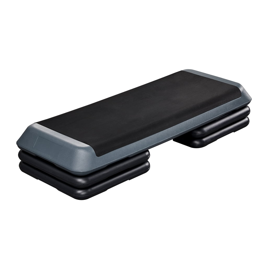WQ Height Adjustable Aerobic Step Platform with 10cm 15cm 20cm Heights Fitness Levels 