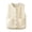 Beige, variant on HAJWOH Women's Fuzzy Fleece Vest Oversized Sherpa Button Down Jacket Fall Fashion Warm Sleeveless Cardigan Outerwear