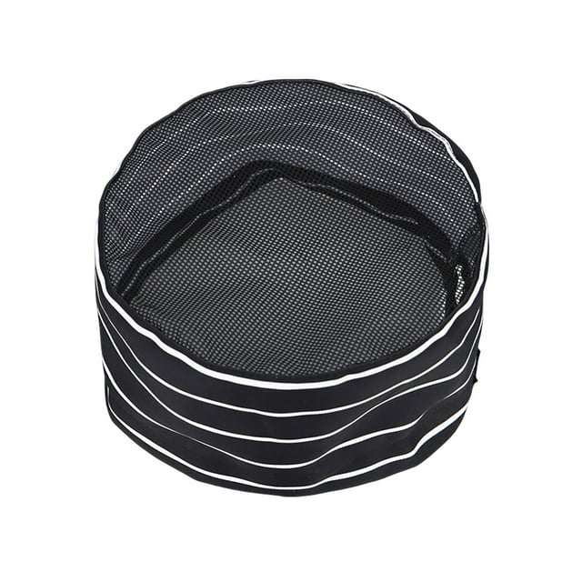 Wdgfv Chef Hat for Kitchen Staff Catering Service Restaurant Hotel Waiter Beret Cap Black One Size