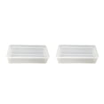 thumbnail image 2 of Inteprter Coin Storage Boxes Rectangular Plastic Specie Coins Shop Supplies Desktop Scratch-Resistance Container Home Holders Collectibles 2piezas, 2 of 6