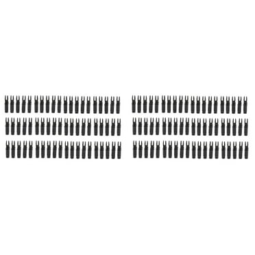120 Pack Archery Arrows Nock ID 6.2mm Arrows Nocks Insert Tail for DIY Hunting Shootings Arrows Compound Recurve Bow