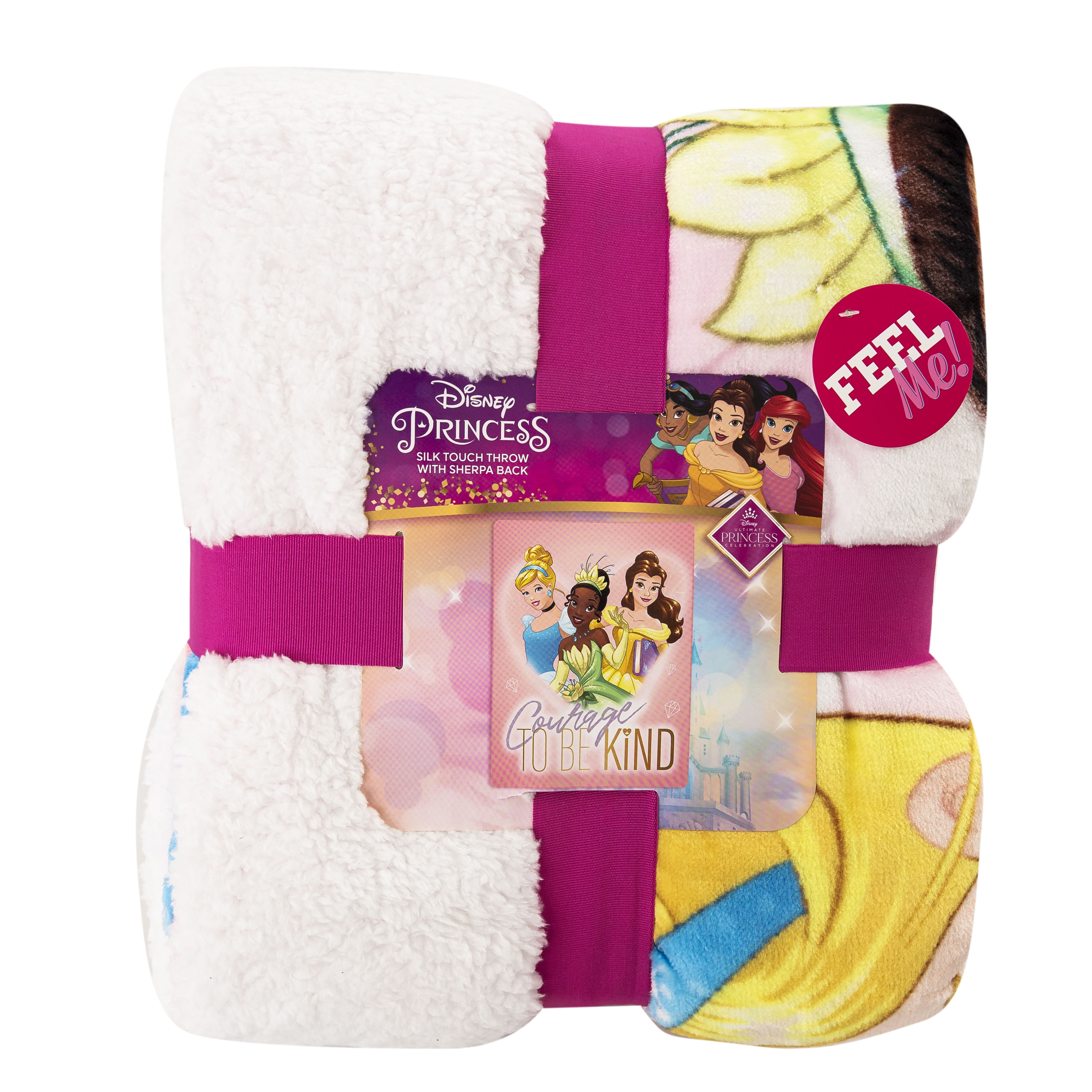 Princess Royal Courage Silk Touch Sherpa Blanket Twin Size
