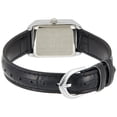 thumbnail image 4 of Casio Montre pour Femme Analogique à Quartz en Acier Inoxydable avec Bracelet en Cuir Noir LTP-V007L-7E1, 4 of 9