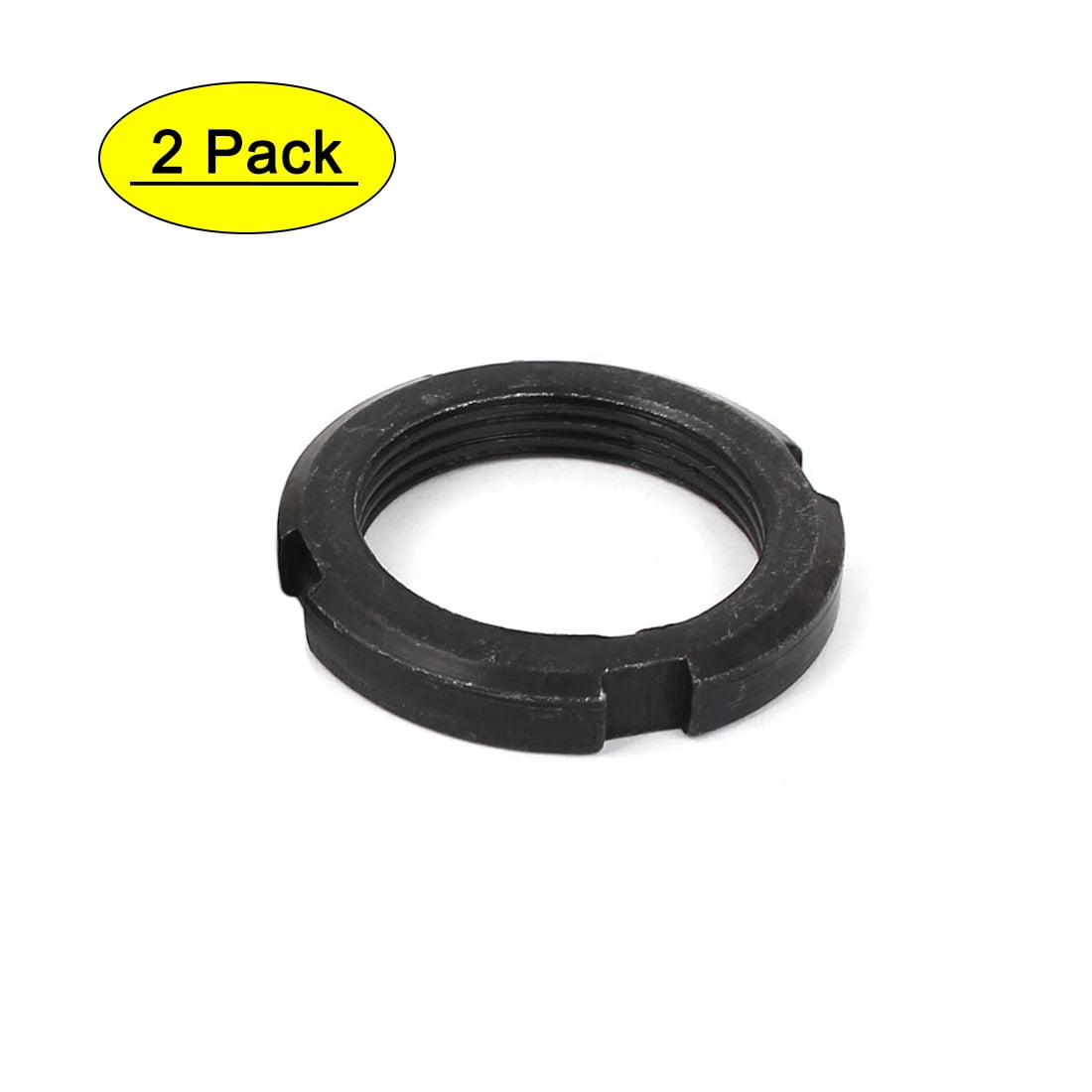 2 Pcs M30 x 1.5mm Pitch Retaining Slotted Round Nuts for Hook Spanners