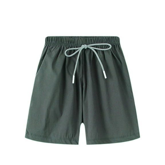 EnJoCho Toddler Boys Short Casual Pants Plain Color Fan Sports Lace Up Beach Summer Baby Shorts Harem Pants Boys Short Outfits Boys 24 Month Clothes Swim Pant